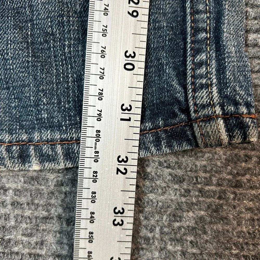 Levi's 569 Loose Straight Jeans Mens 33x34 Blue Excellent Baggy Denim